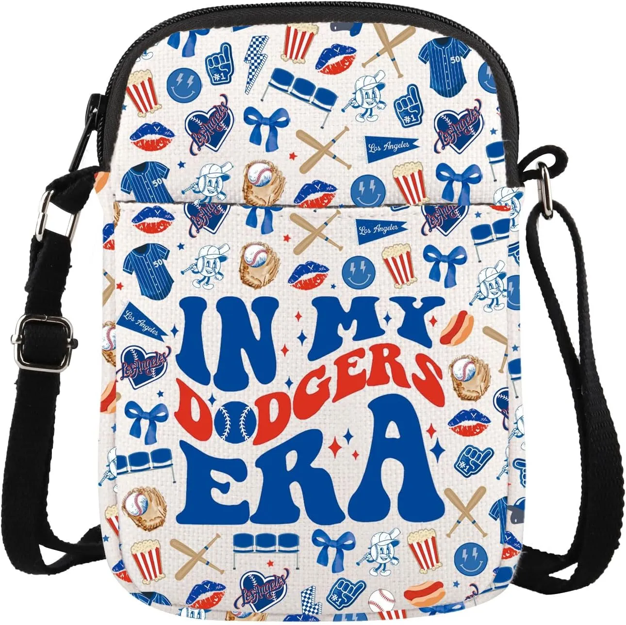 Lywjyb Birdgot Los Angeles Baseball CrossBody Bag Baseball Lover Baseball Player Gift