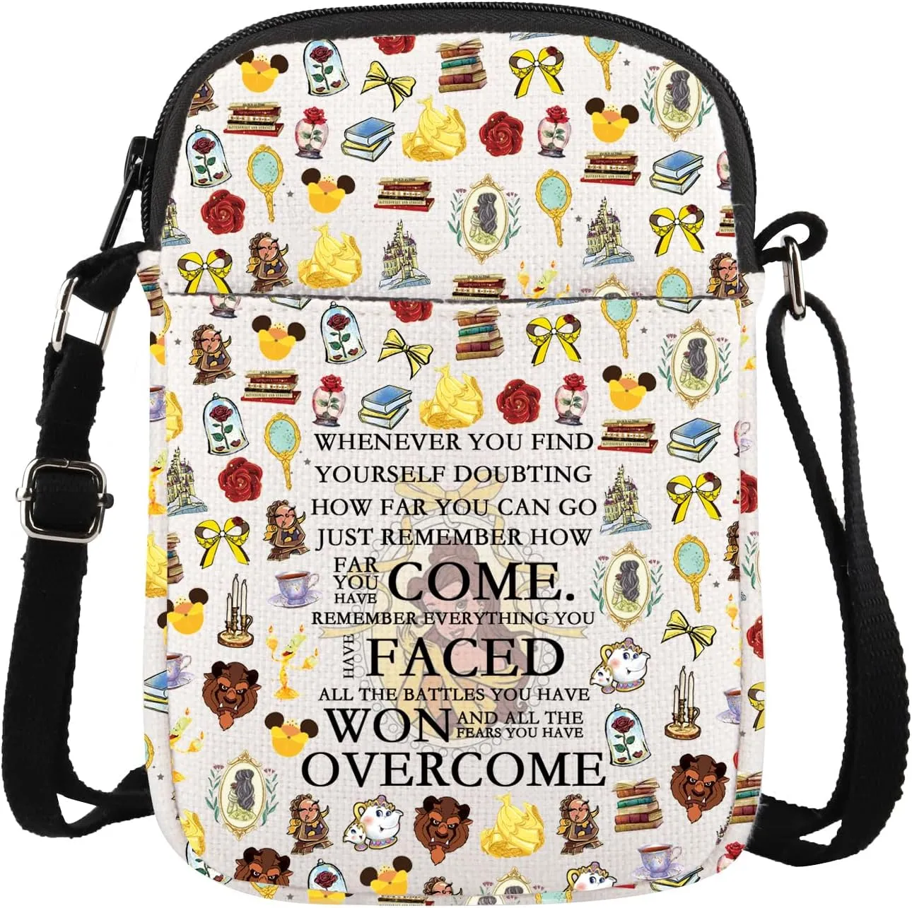 Lywjyb Birdgot Movie Themed Crossbody Bag Cartoon Movie Lover Gift Princess Merch Beauty Story Gift