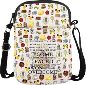 Lywjyb Birdgot Movie Themed Crossbody Bag Cartoon Movie Lover Gift Princess Merch Beauty Story Gift
