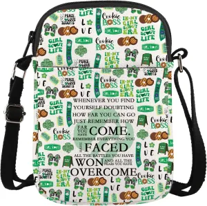 Lywjyb Birdgot Scout Leader Crossbody Bag Scouts Camping Gift Troop Leader Merch Cookie Scout Gift
