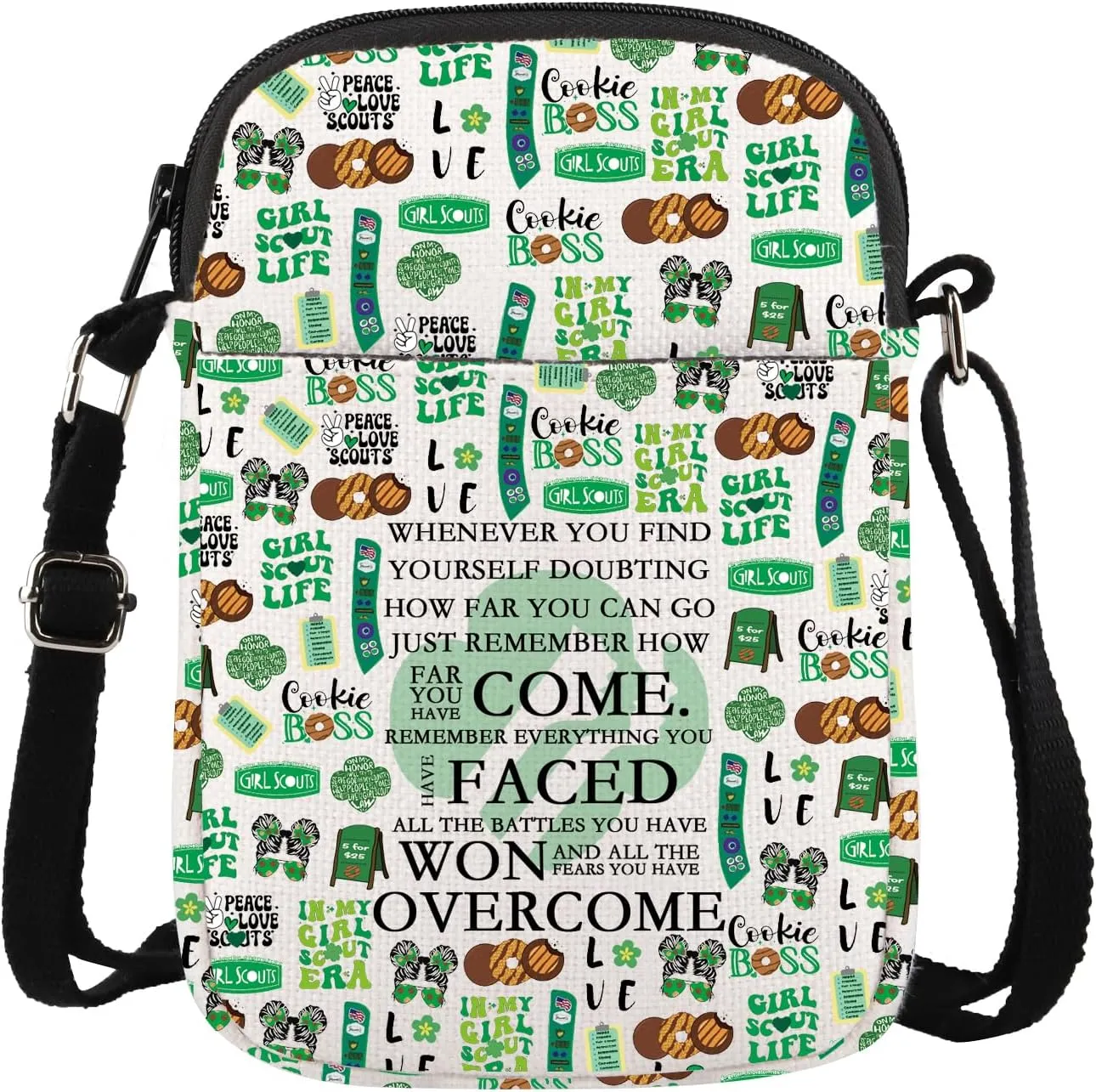 Lywjyb Birdgot Scout Leader Crossbody Bag Scouts Camping Gift Troop Leader Merch Cookie Scout Gift