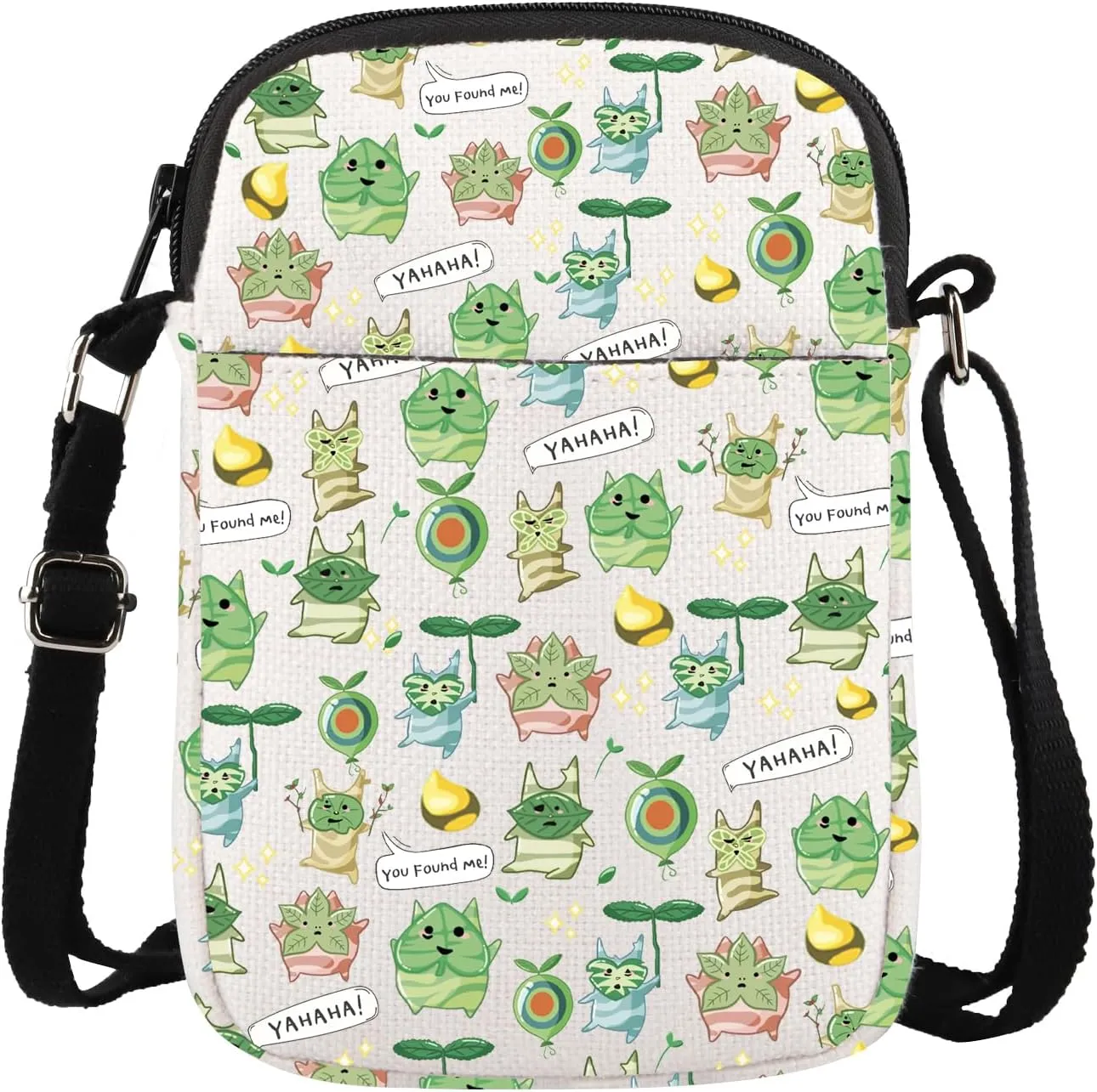 Lywjyb Birdgot Video Game Inspired Crossbody Bag Korok Forest Gift Cartoon Game Gift Plant Lover Gift