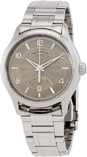 M02-4 Automatic Watch Grey Stainless Steel Bracelet A840AAA-GR-M9742