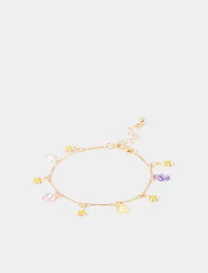 Mae Mini Flower Charm Bracelet
