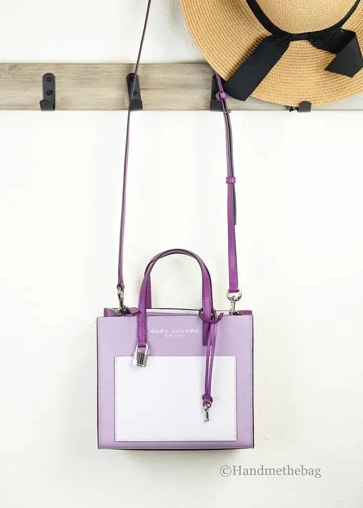 Marc Jacobs Grind Mini Leather Tote Crossbody Bag
