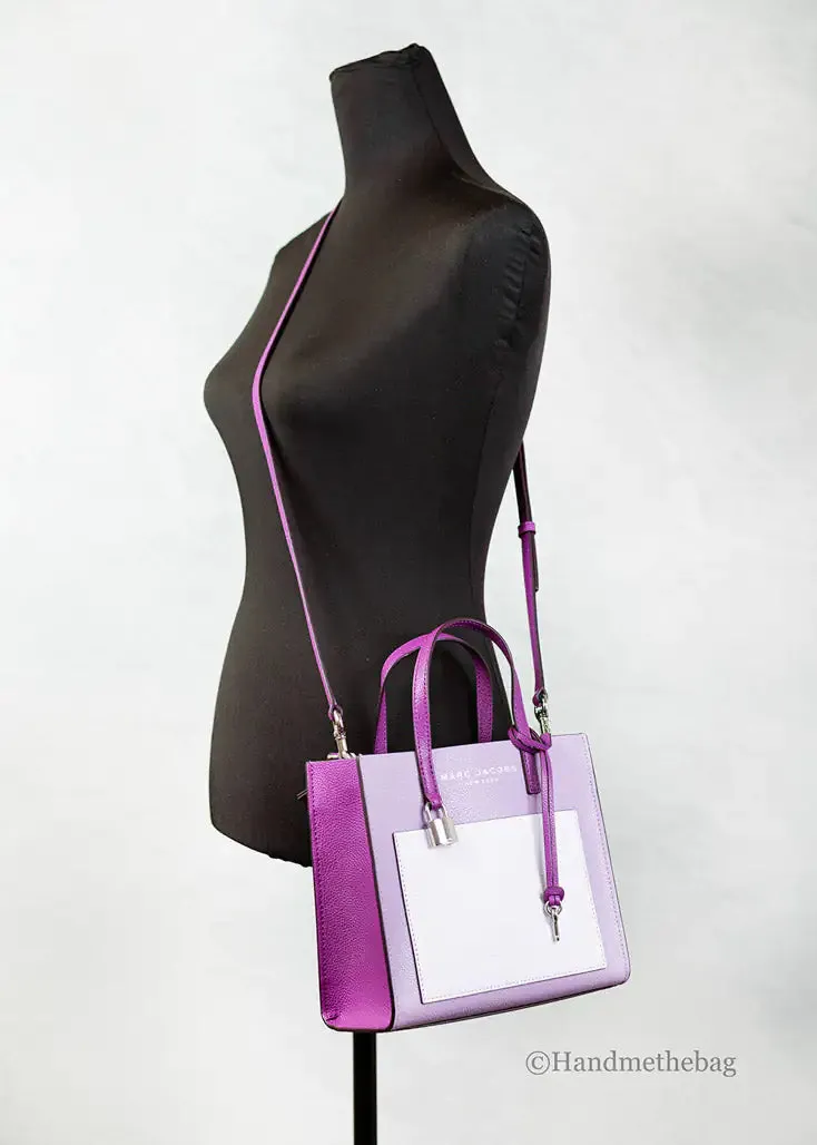 Marc Jacobs Grind Mini Leather Tote Crossbody Bag
