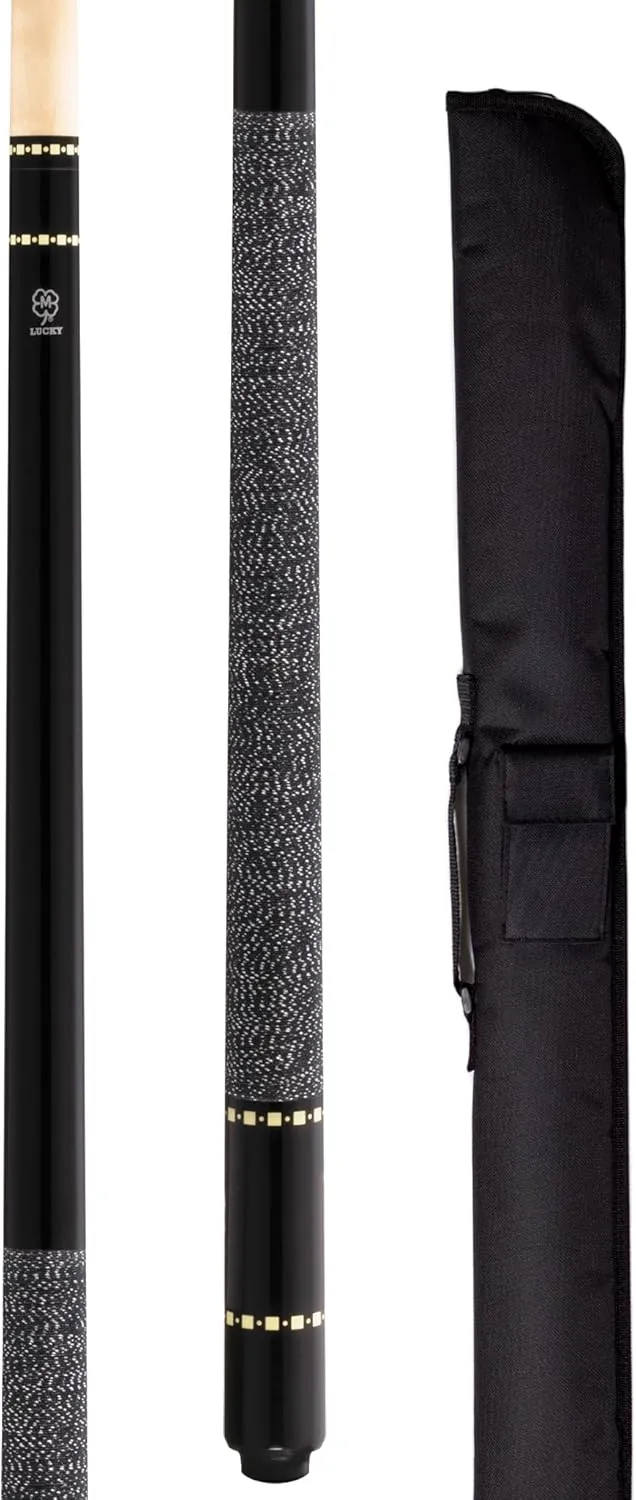 McDermott Lucky L12 Pool Billiard Cue with 1x1 Soft Case
