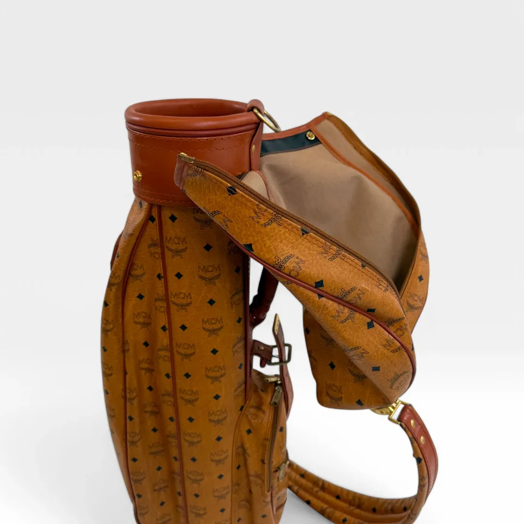 MCM Golftasche / Caddy Bag braun