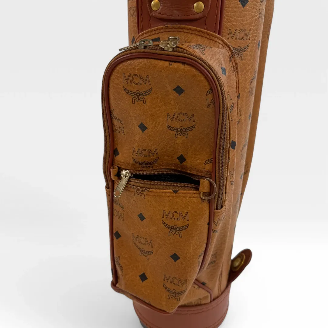 MCM Golftasche / Caddy Bag braun