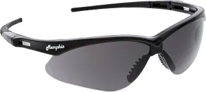 MCR Safety Glasses MP112DC Gray Hydrofilic Polycarbonate Lenses with UV Protection, Antifog & Scratch Resistant Coating, Black Frame, 1 Pair