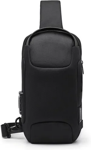Men's Anti-theft Messenger Bag Waterproof Oxford Cloth Sports Messenger Bag Men's Chest Bag