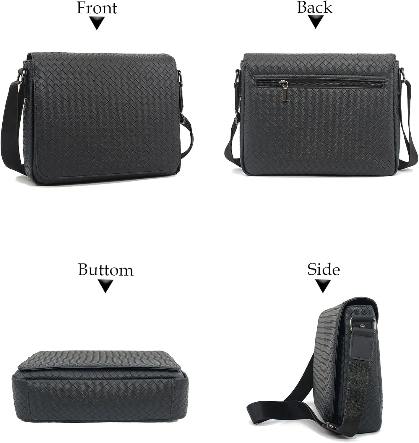 Men's Shoulder Bag Leather Waterproof Anti-Scratch Crossbody Bag for Men Men's Bag Mssenger Bags