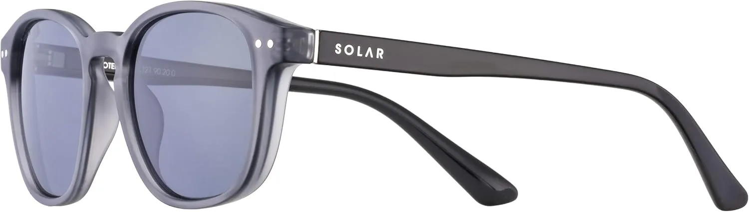 Men's Wooten Sunglasses, Grey Transparent, L, grey transparent, L