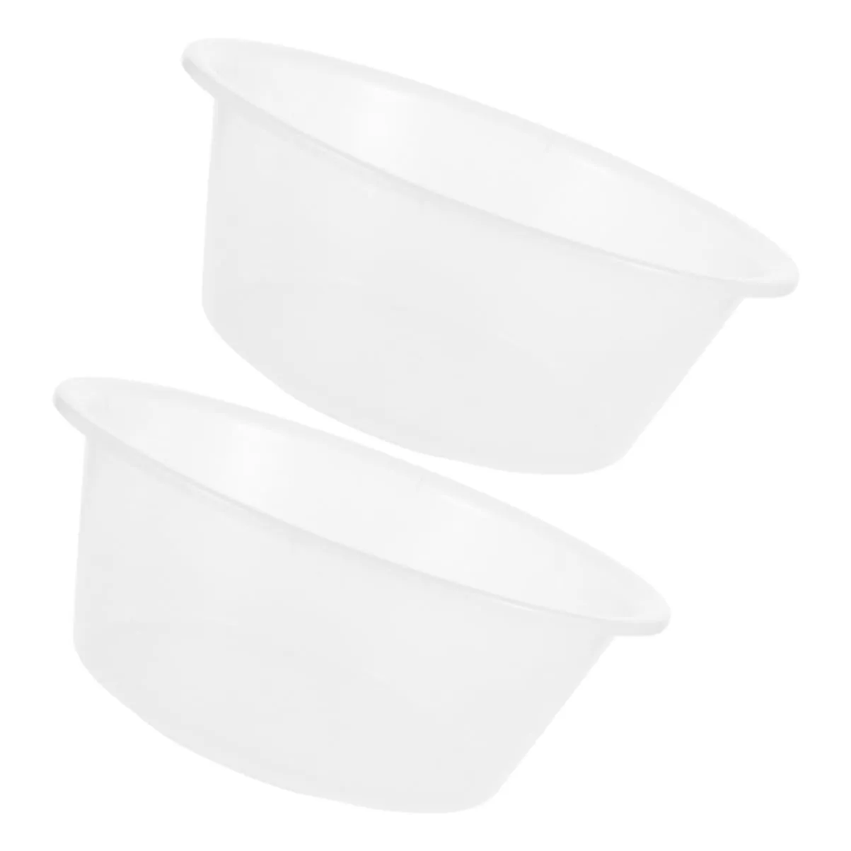 MERRYHAPY Foot Spa Face Wash Basin Set Large Plastic Foot Bath Bucket Massager for Foot Soaking Facial Cleansing Gray