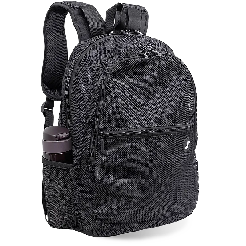 Mesh Backpack in Black