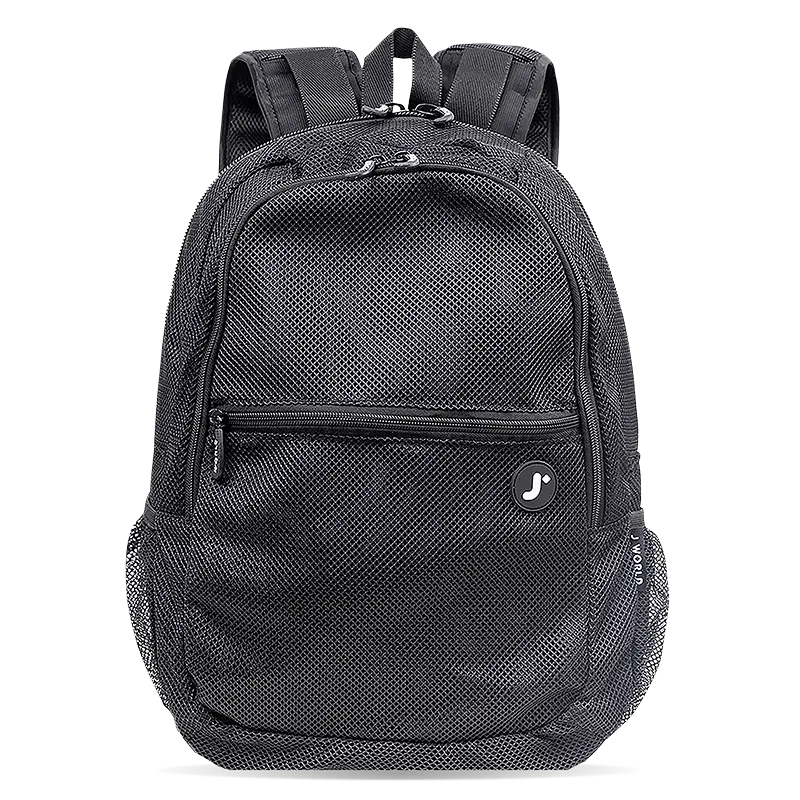 Mesh Backpack in Black