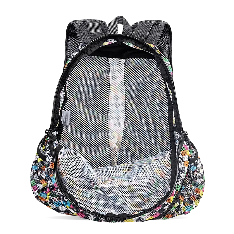 Mesh Backpack in Checkers