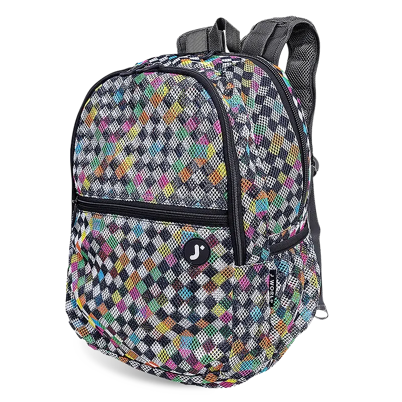 Mesh Backpack in Checkers