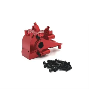 Metal Upgrade Front Wave Box Compatible with 1/12 124006 12423 12427 12428 12429 Feiyue RC Car Parts(Red)