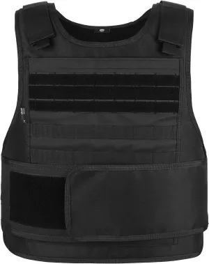MGFLASHFORCE Tactical Vest for Men, Security Police Fbi Airsoft Vest