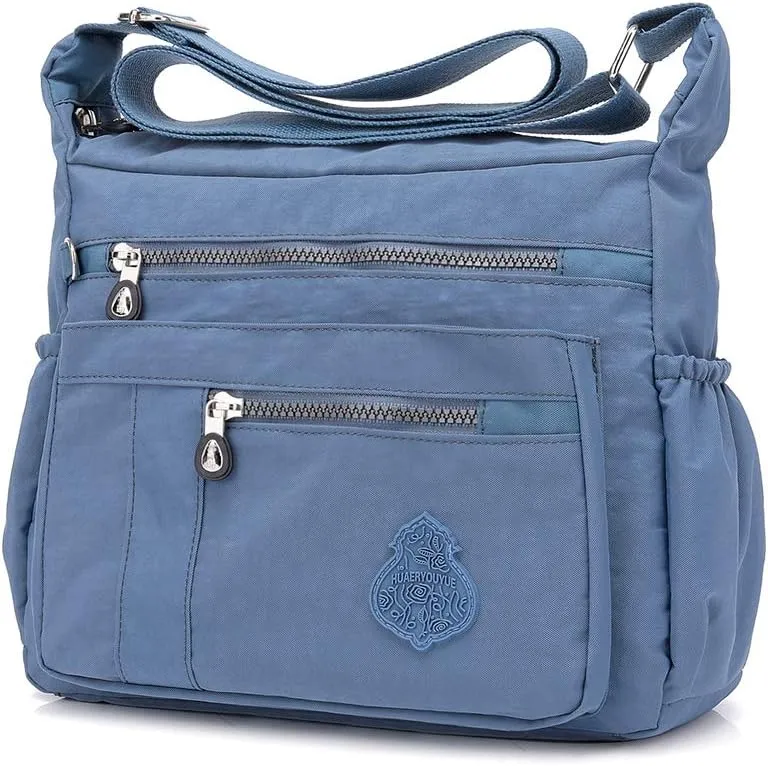 MINTEGRA Crossbody Bag for Women Nylon Waterproof Shoulder Purse Messenger Bag Lightweight Pocketbooks