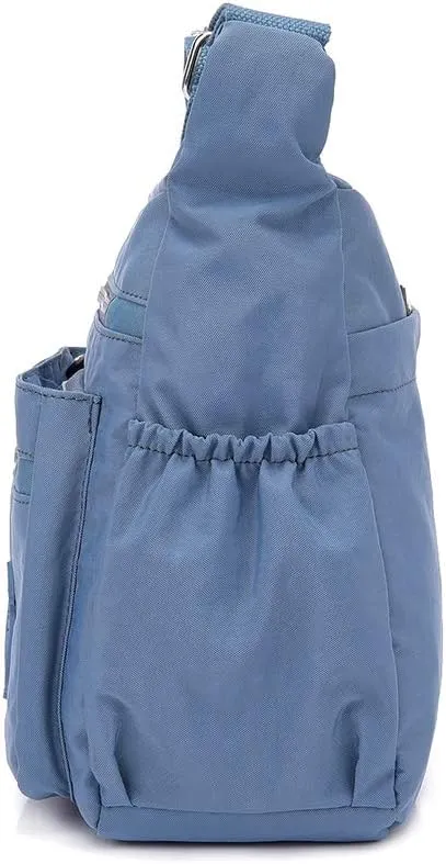 MINTEGRA Crossbody Bag for Women Nylon Waterproof Shoulder Purse Messenger Bag Lightweight Pocketbooks