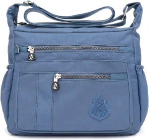 MINTEGRA Crossbody Bag for Women Nylon Waterproof Shoulder Purse Messenger Bag Lightweight Pocketbooks