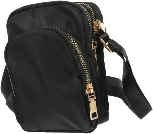 Mobile Phone Bag Women's Nylon Crossbody Shoulder Bag Purple Leisure Bag Pocketbooks for Women Crossbody