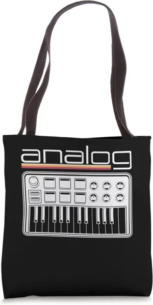 Modular Synthesizer Keyboard Analog Tote Bag