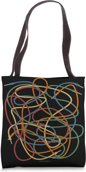 Modular Synthesizer patch cables Tote Bag