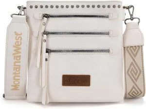 Montana West Crossbody Bags for Women Multi Pocket Cross Body Bag Purses with Guitar Strap
