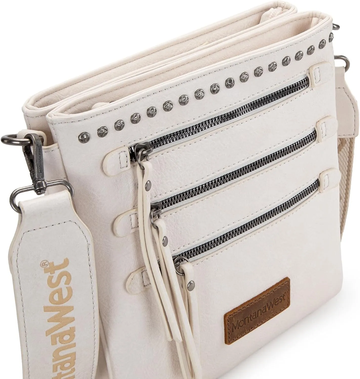Montana West Crossbody Bags for Women Multi Pocket Cross Body Bag Purses with Guitar Strap