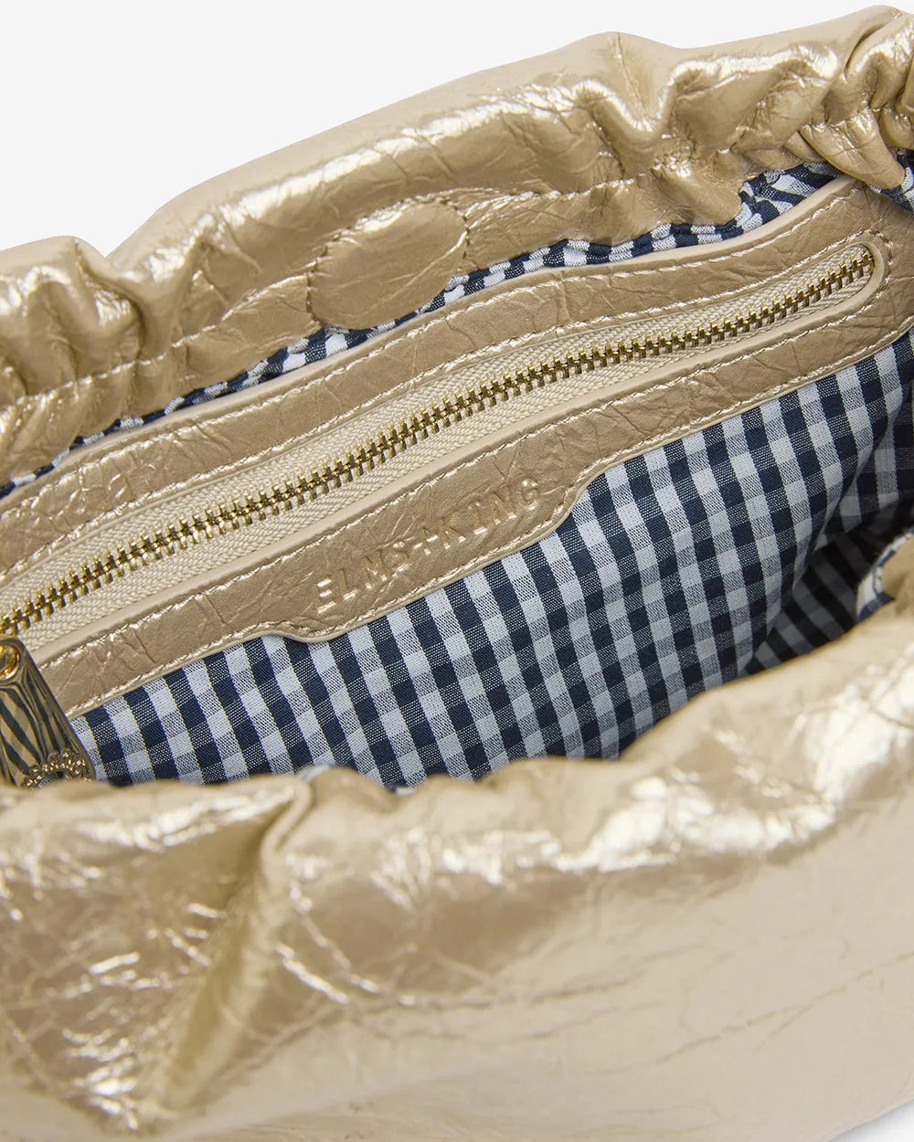 Monty Bag - Light Gold Crinkle