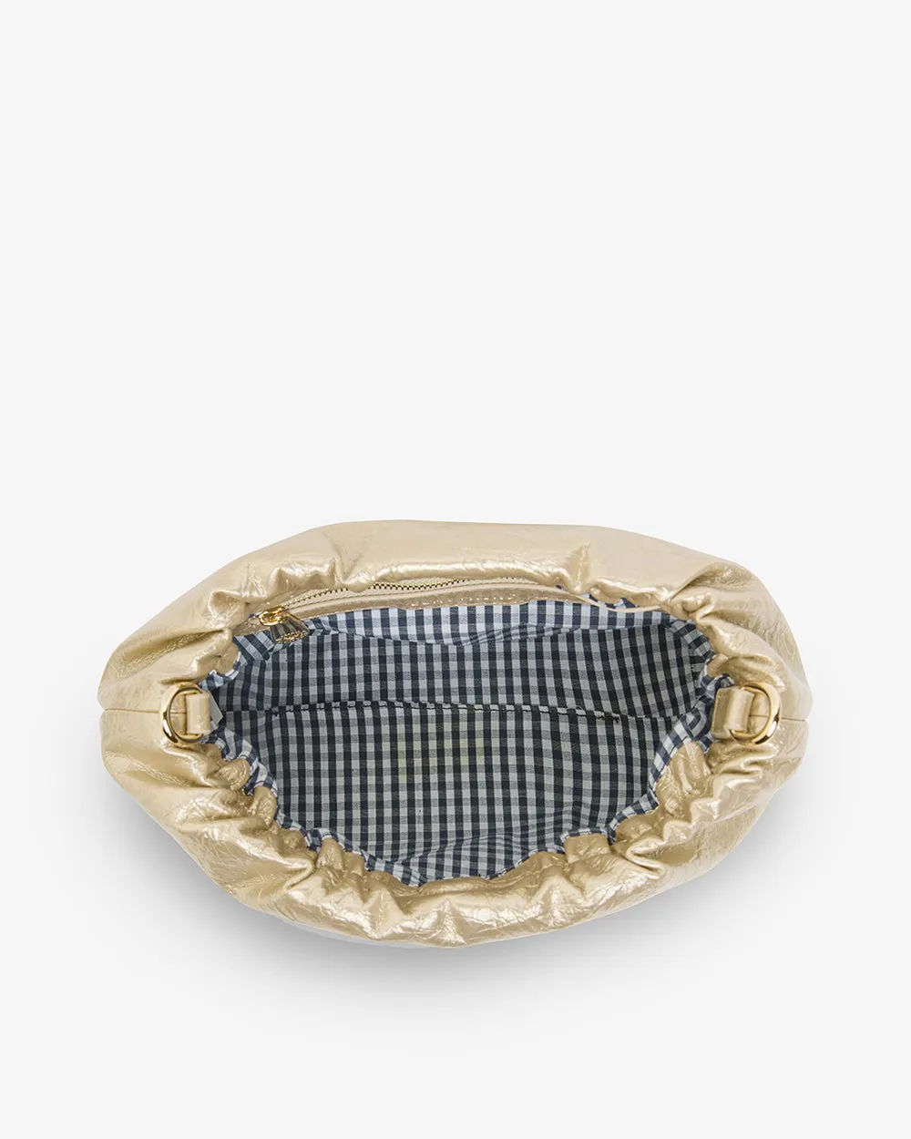 Monty Bag - Light Gold Crinkle