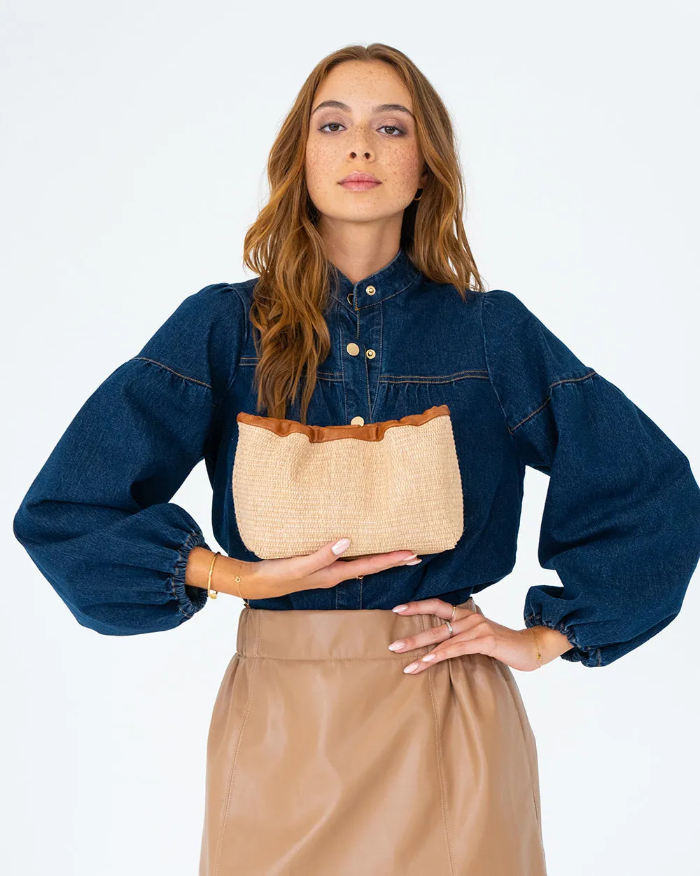 Monty Bag - Tan Weave