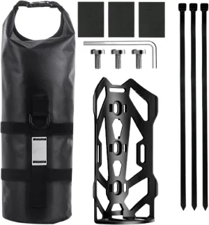 Mountain Bikepacking Bag – Front Fork Container for Road Trips | Water-Resistant Rack Companion with Safety Strip for Touring, Trail Gear, and Multi-Day Riding Equipment Storage