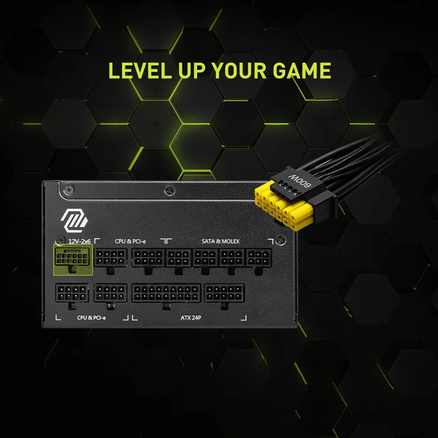 MSI MAG A1000GL PCIE 5 Gaming Power Supply - ATX 3.1 & PCIE 5.1 Ready - Full Modular - 80 Plus Gold Certified 1000W - Compact Size - ATX PSU - 10 Year Warranty