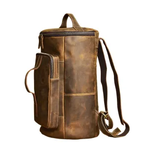 Multi Carry Leather Backpack
