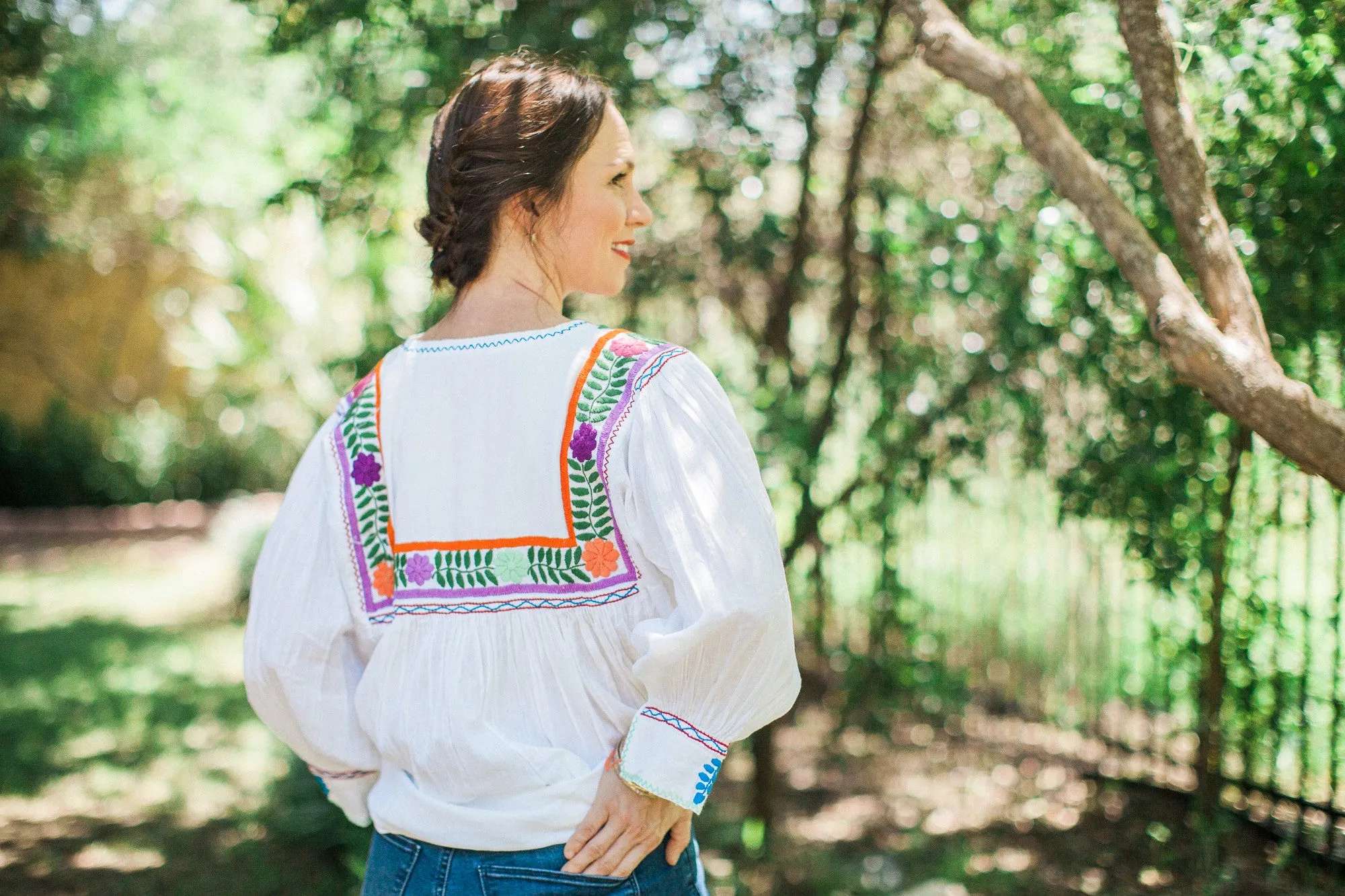 Multicolor Vine Tunic