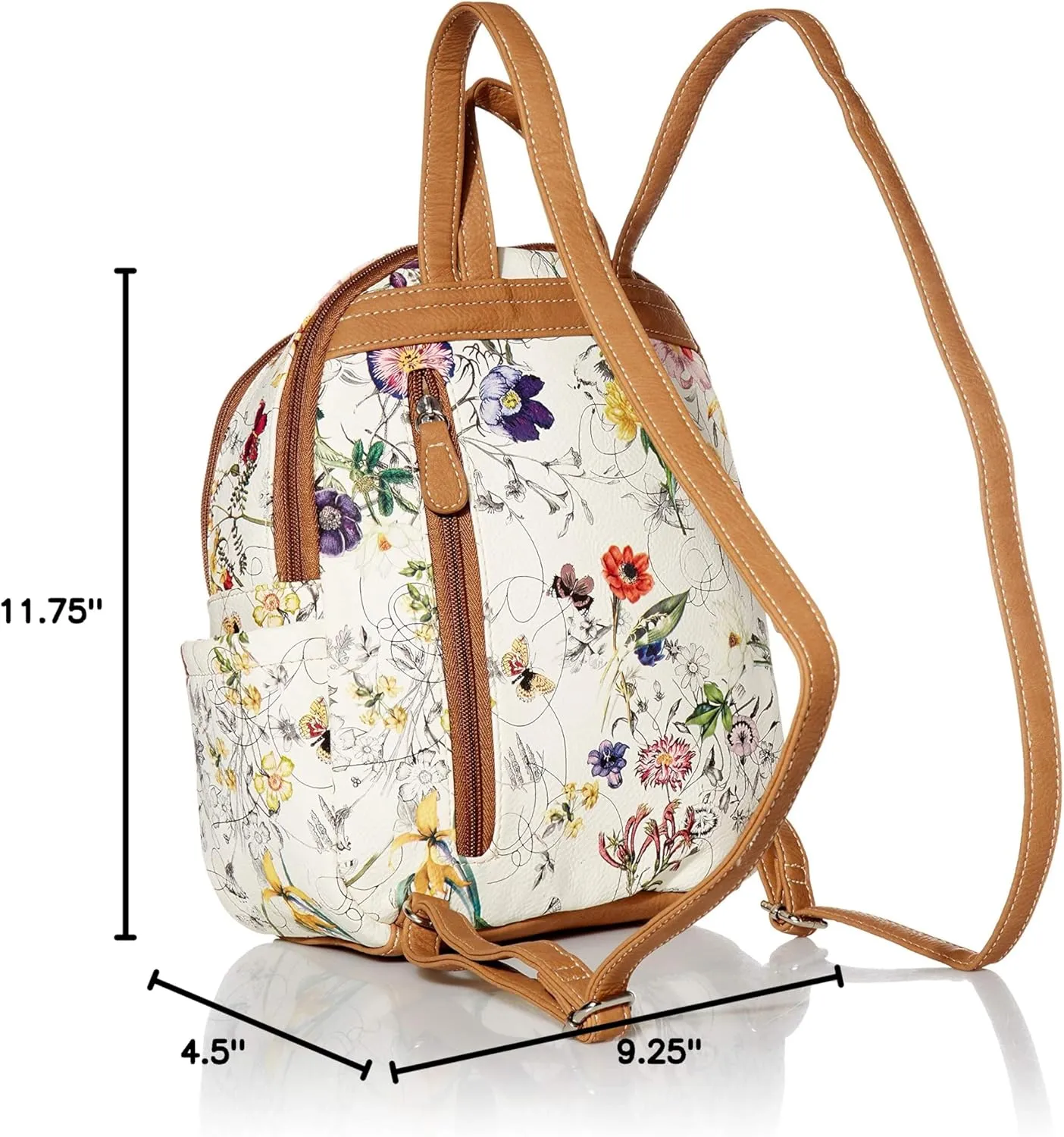 MultiSac Women's Adele Backpack, Vienna Floral, One Size