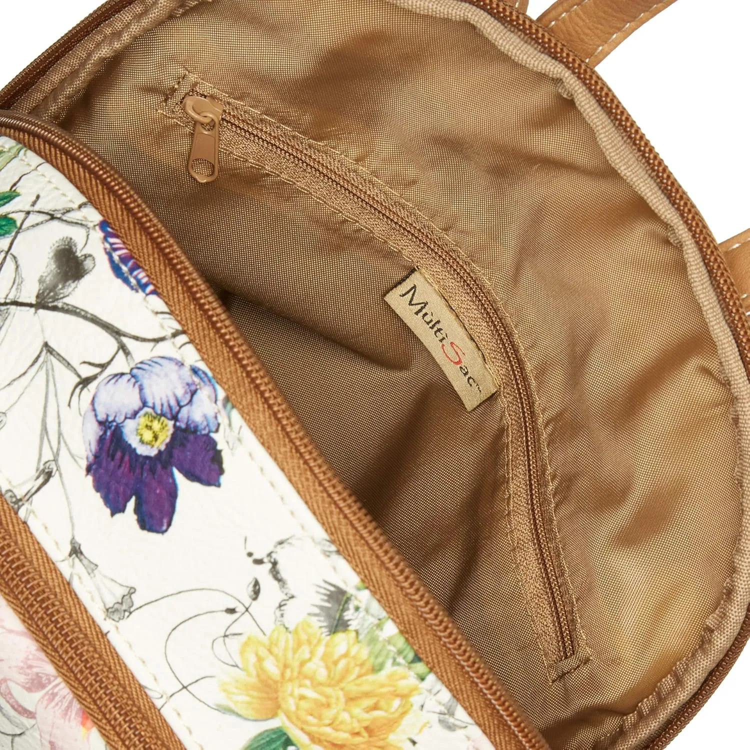 MultiSac Women's Adele Backpack, Vienna Floral, One Size