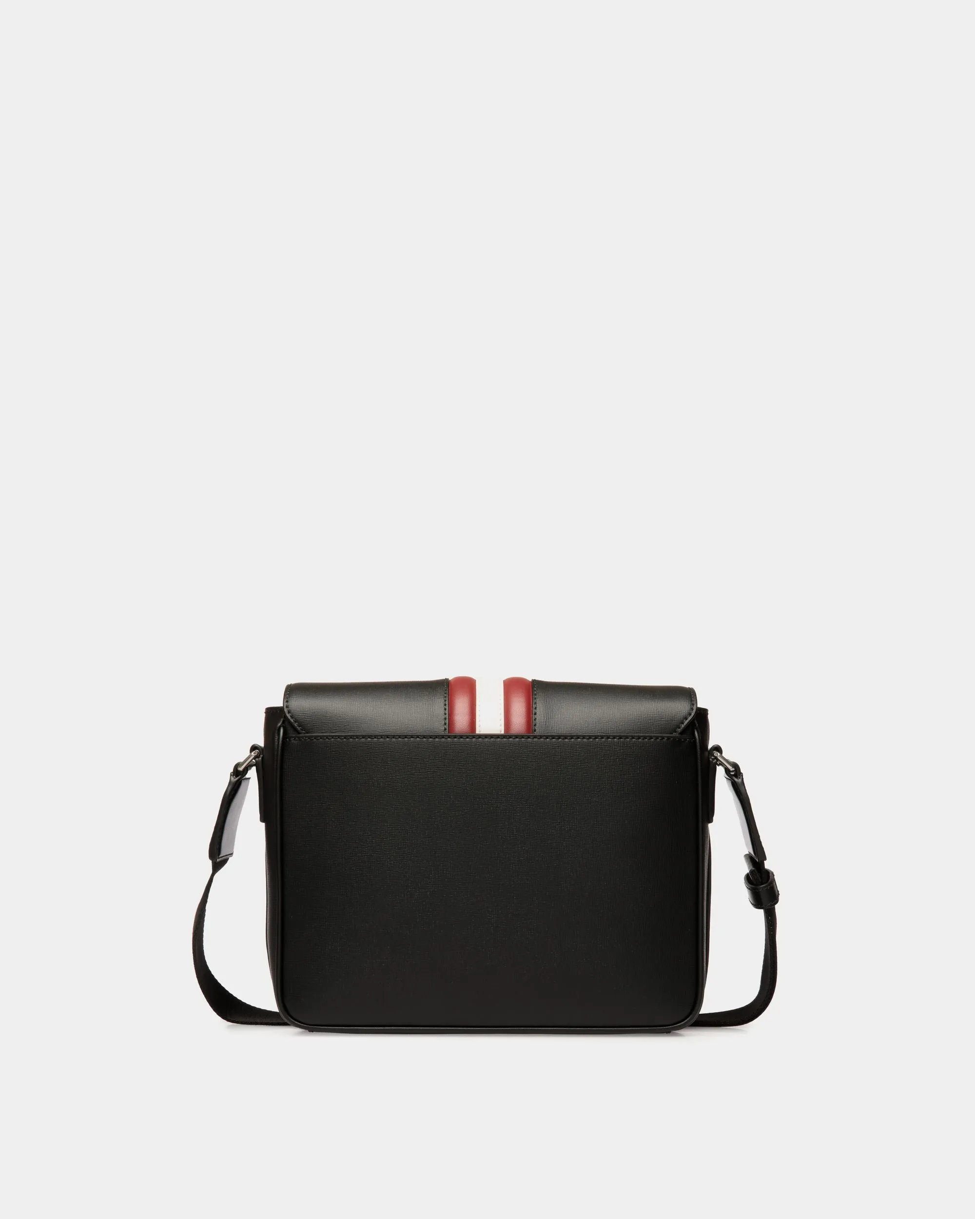 Mythos Crossbody Bag in Black Recycled Leather