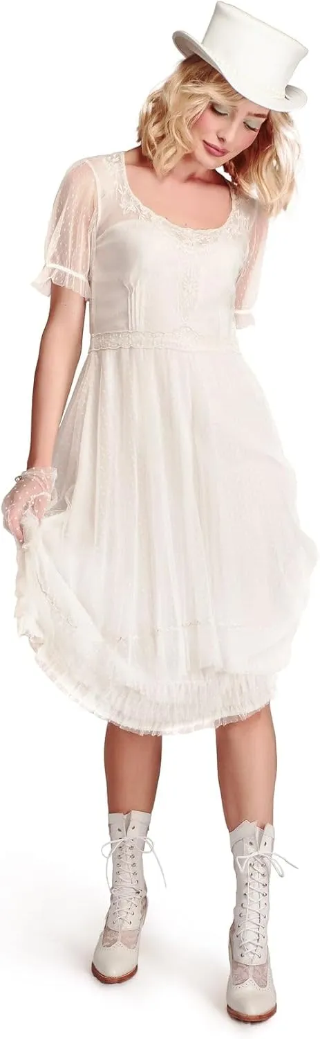 Nataya 40832 Women's Western Style Cowgirl Wedding Dress in Ivory