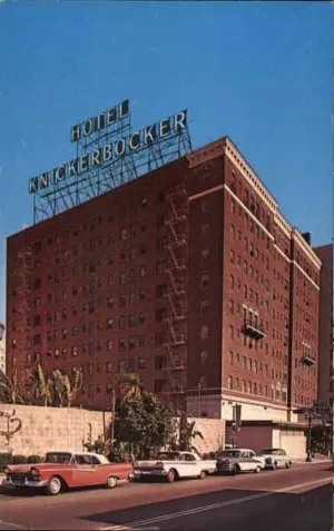 New Hollywood Knickerbocker Hotel Hollywood, California CA Original Vintage Postcard