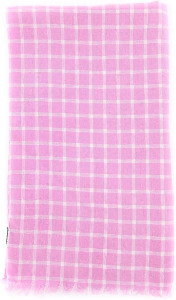 New Pink Linen Scarf