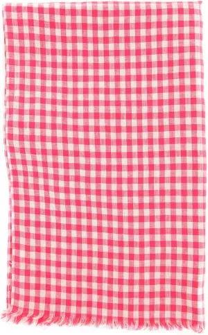 New Pink Linen Scarf