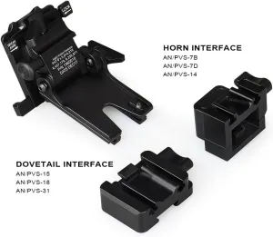 Night Vision Goggles NVG Mount Metal Helmet Mount Fully Modular Interface System for PVS14/PVS18/PVS15/PVS7