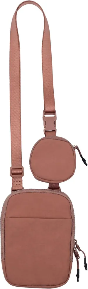 Niumike Small Crossbody Bag Adjustable Belt Bag with Removable Pouch Nylon Cell Phone Purse for Women Travel Workout Hiking