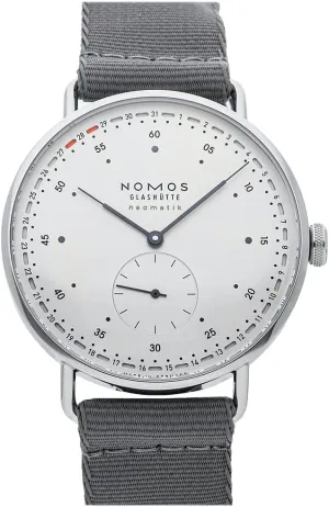 Nomos Metro Neomatik Automatic White Dial Men's Watch 1165