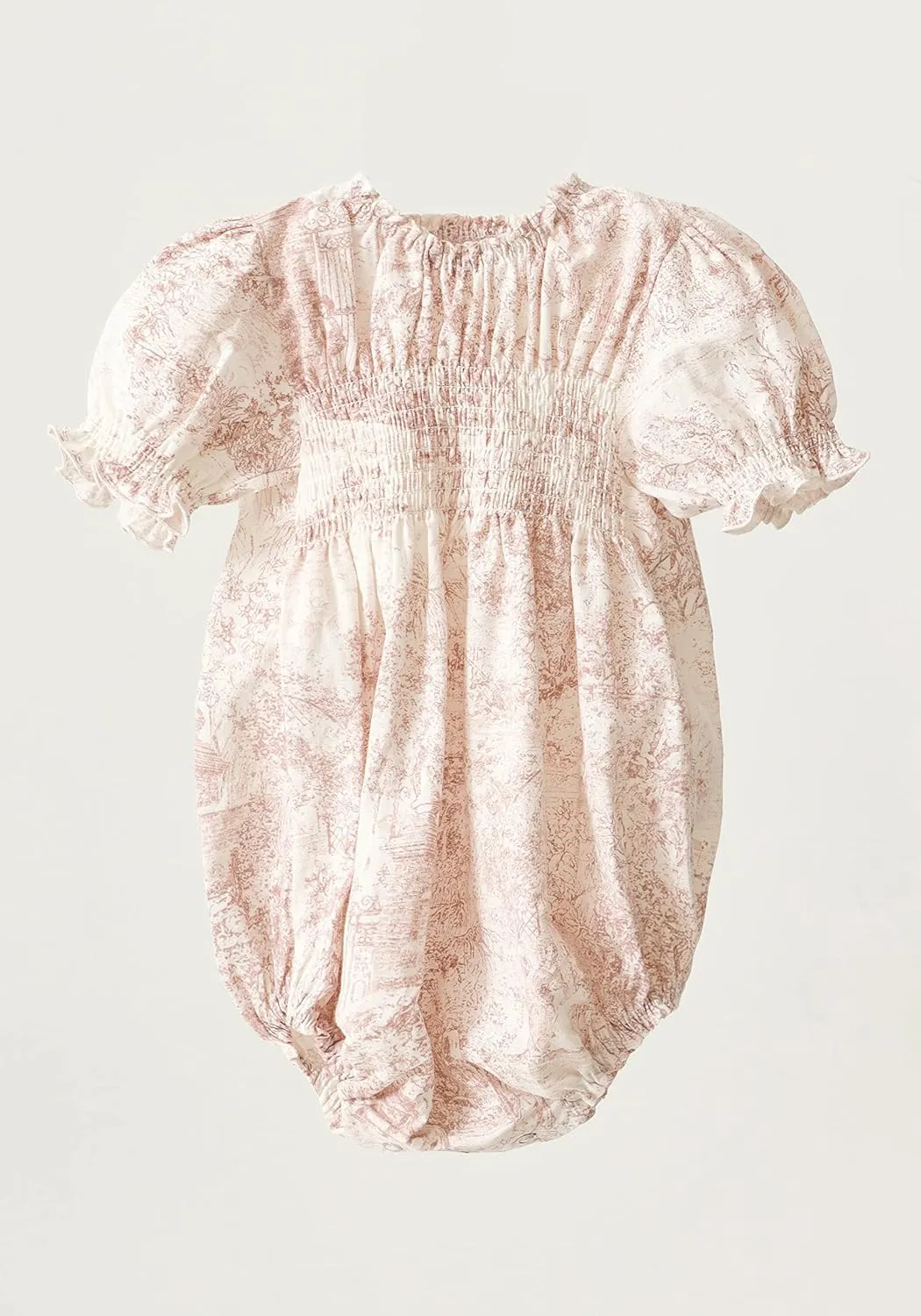 NOTHING FITS BUT Baby’s Classic Linen Cotton Dress, Hana Onesie, Infant’s Casual Frock